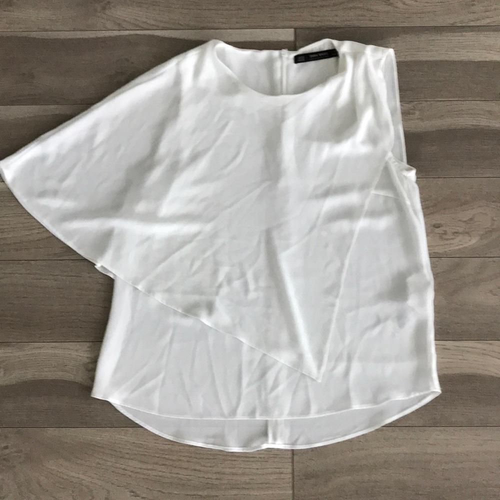 One sleeve Zara top